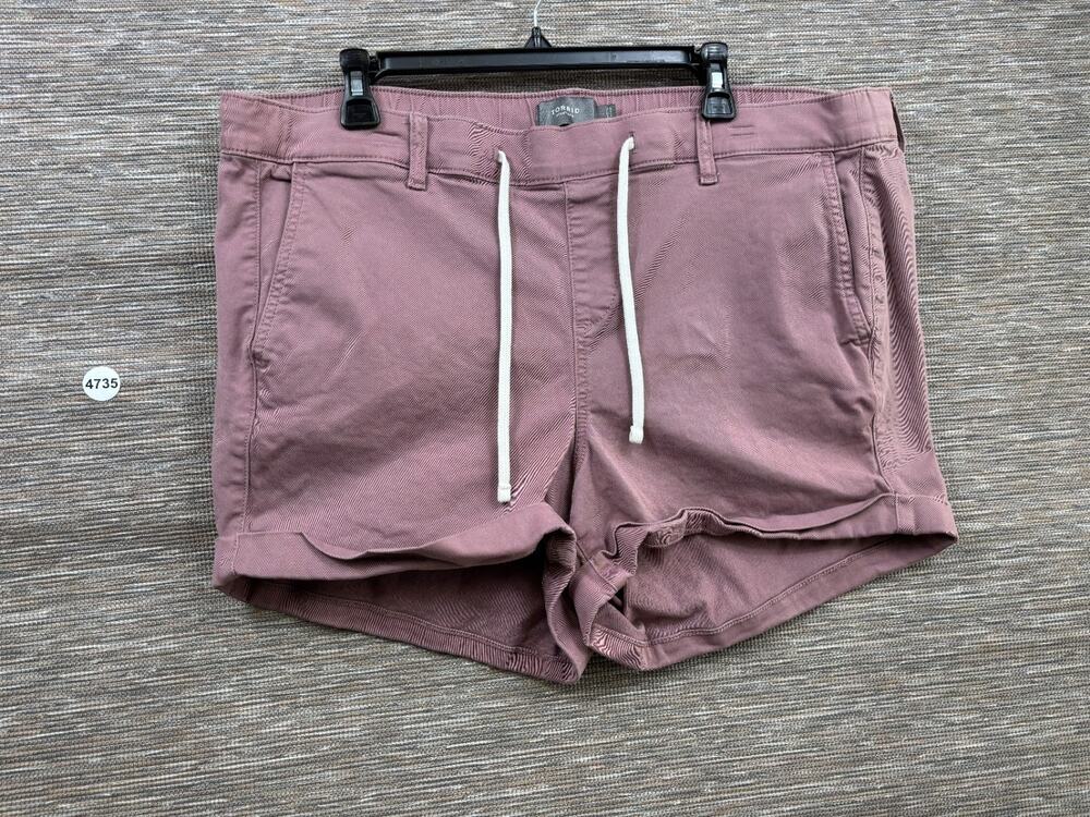 Torrid Cuffed Chino Shorts Women Size 2 US 2X Dusty Rose Drawstring Casual